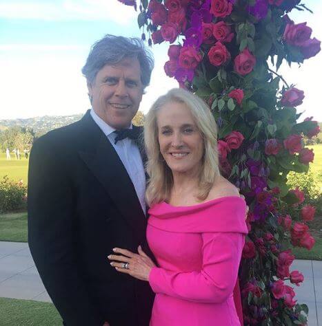 Scott Holt with his wife, Tracy Austin.